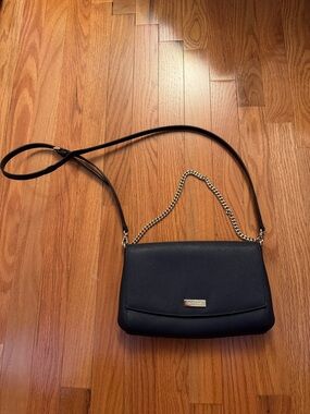 Kate Spade Navy Blue Crossbody & Shoulder Purse